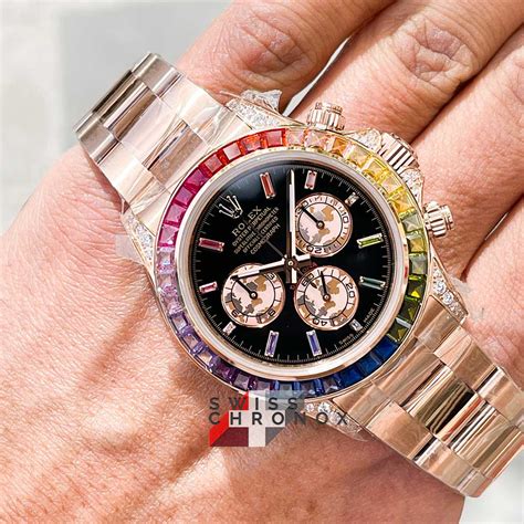 rolex rainbow replica price|rolex 116595 rainbow price.